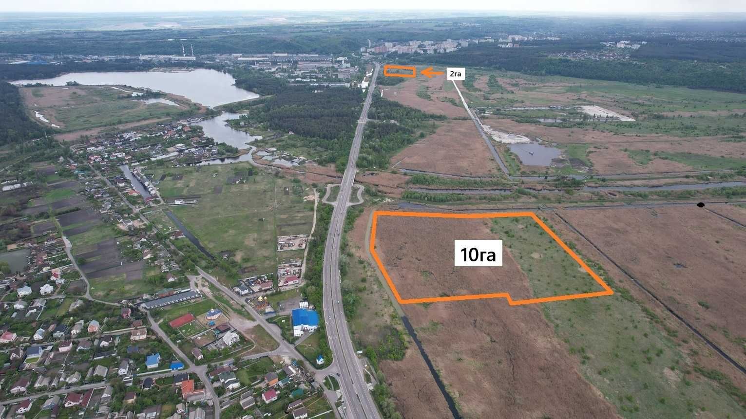 Фасад Новообуховской трассы , 10 Га, Таценки, Новые Безрадичи,