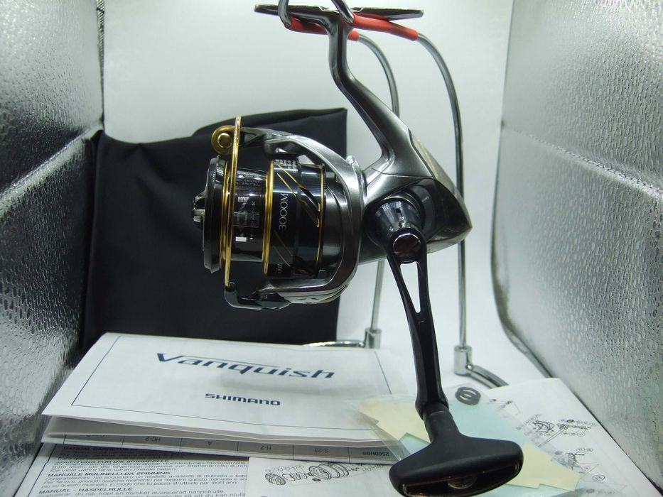 Котушки Shimano 16, 19 та 23 Vanquish.