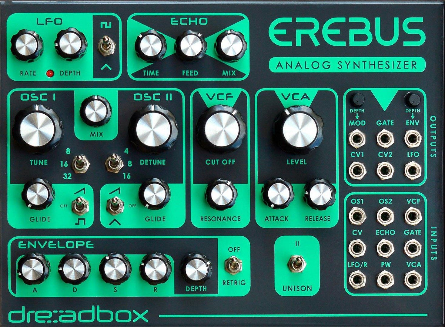 Аналоговый синтезатор Dreadbox erebus v2 + бонус midi клавиатура