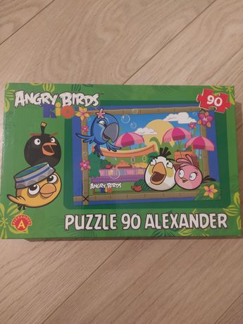 Puzzle Angry Birds Rio, 90 elementów