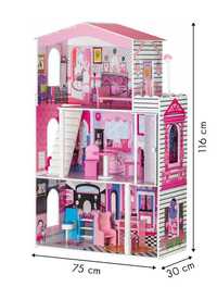 domek dla lalek Barbie plus komplet mebli