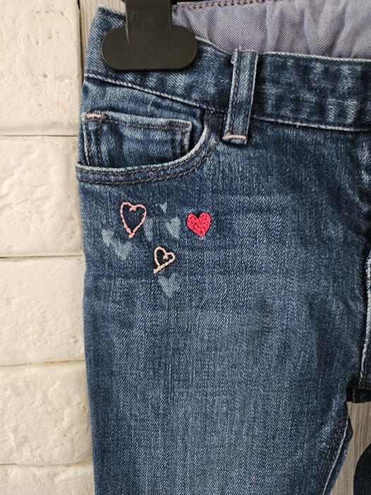 Spodnie dziewczęce dżinsy r. 98