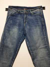 Spodnie jeans damskie L