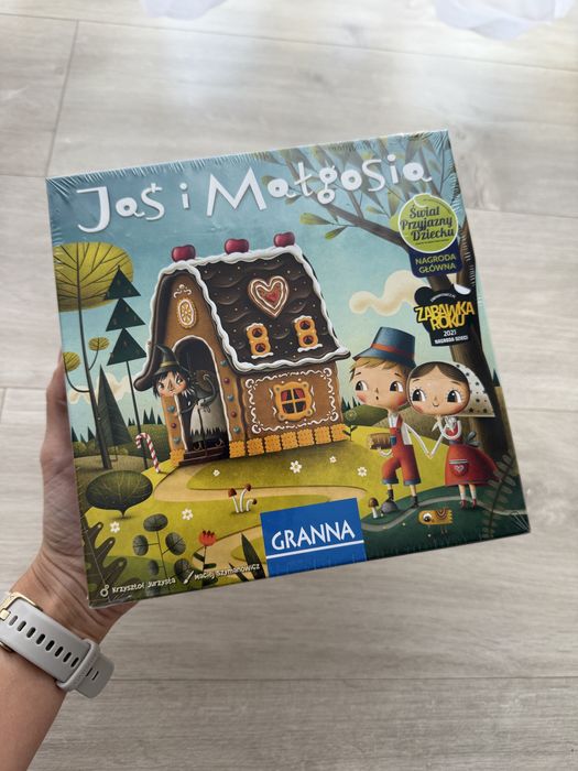Jaś i Małgosia - gra planszowa dla dzieci, nowa, zafoliowana