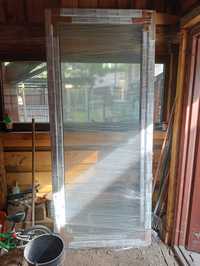 Drzwi balkonowe Drutex 230x100cm Złoty Dąb