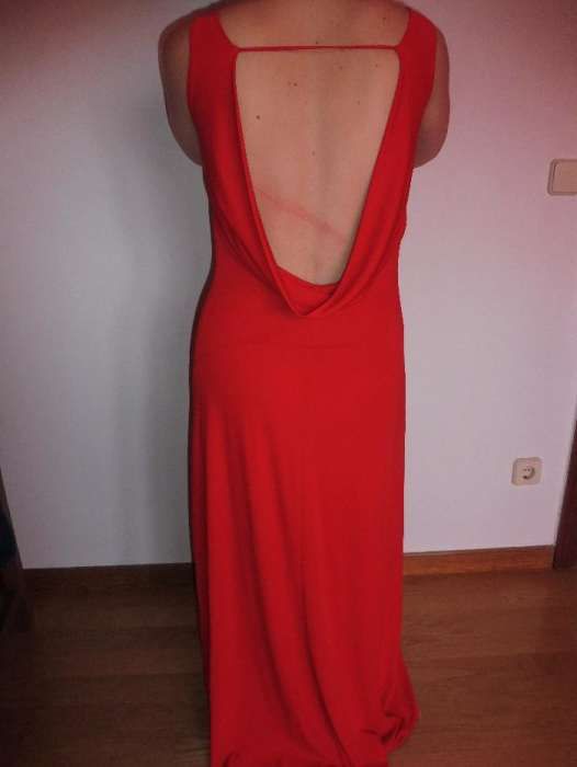 Vestido Vermelho comprido