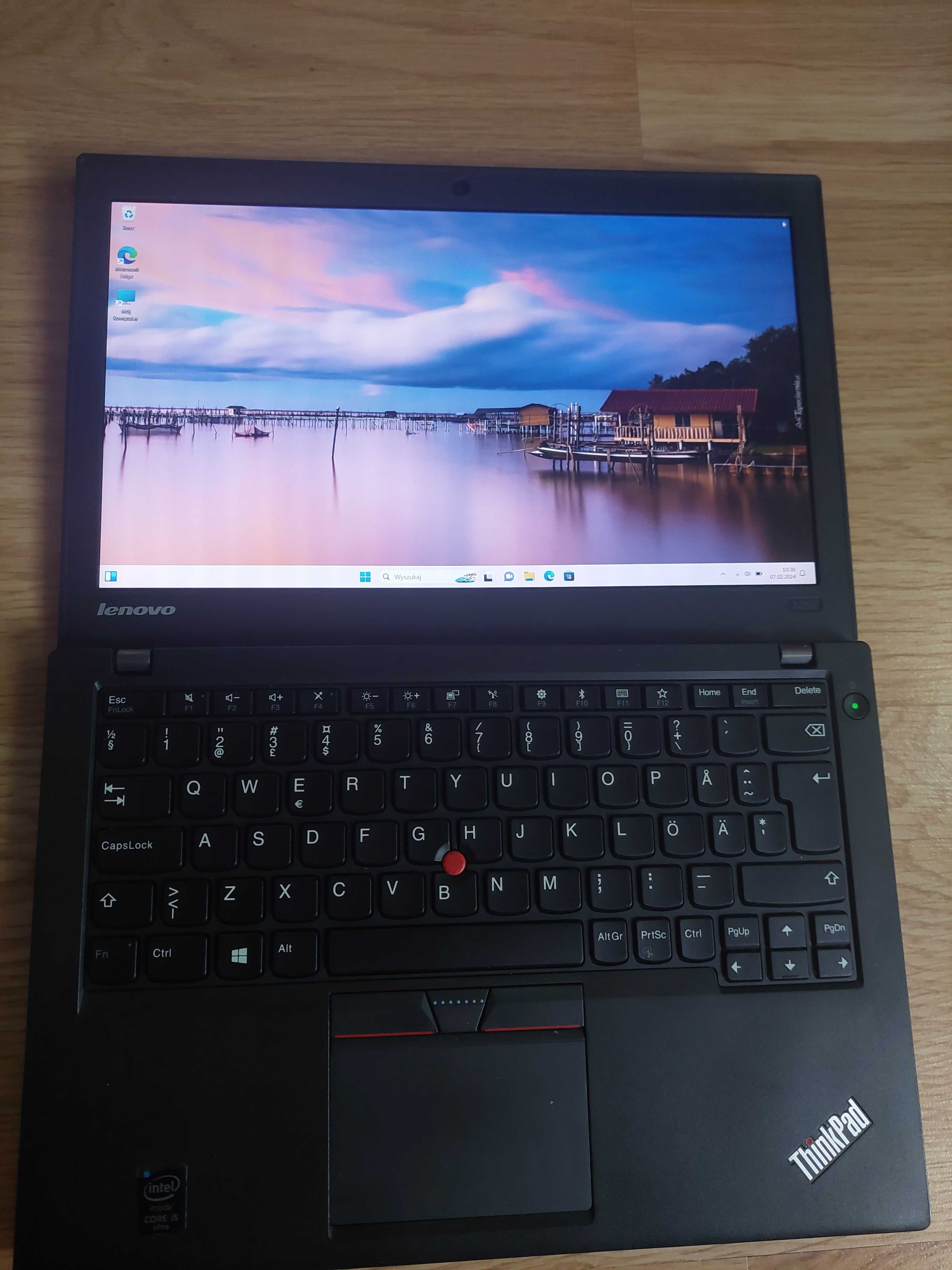 Laptop Lenovo Thinkpad X250 8/256 SSD 12.5 cala Intel i5 Windows 11