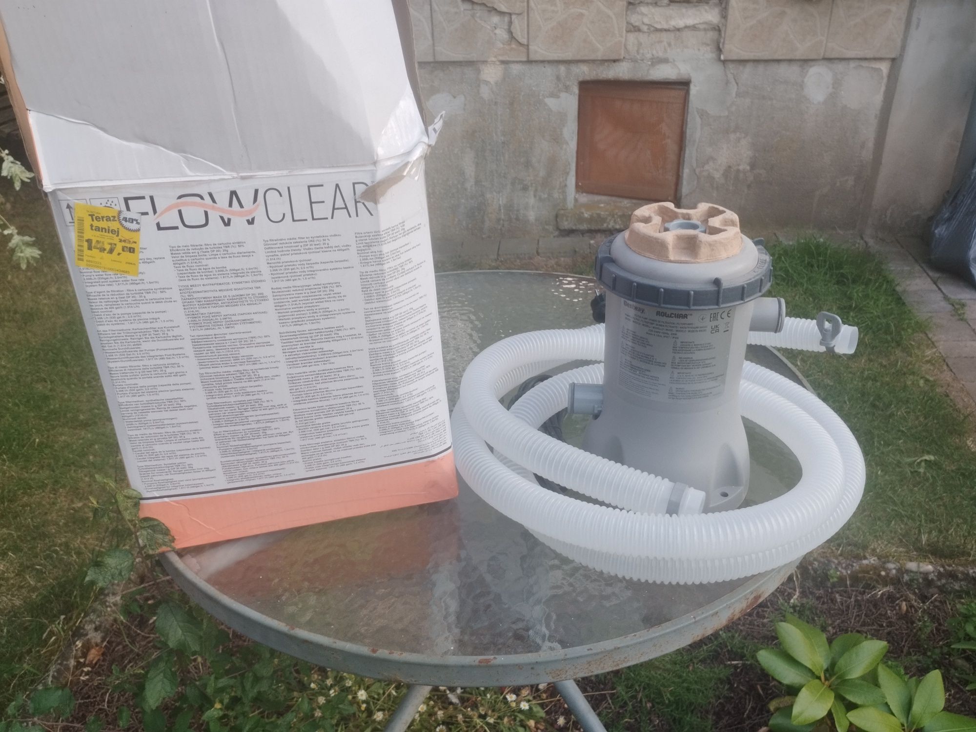 Pompa do basenu 2006l/h FLOWCLEAR dla basenów do 14.300L