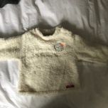 camisola polar branca muito quentinha 9-12 meses