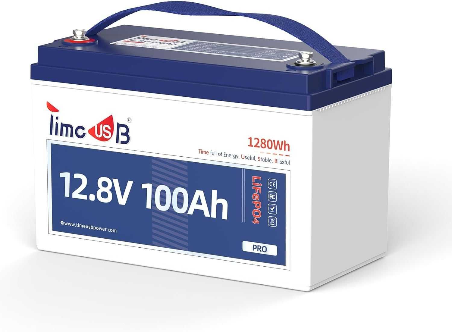 Аккумулятор LiFePO4  Timeusb PRO, 12.8v 100Ah