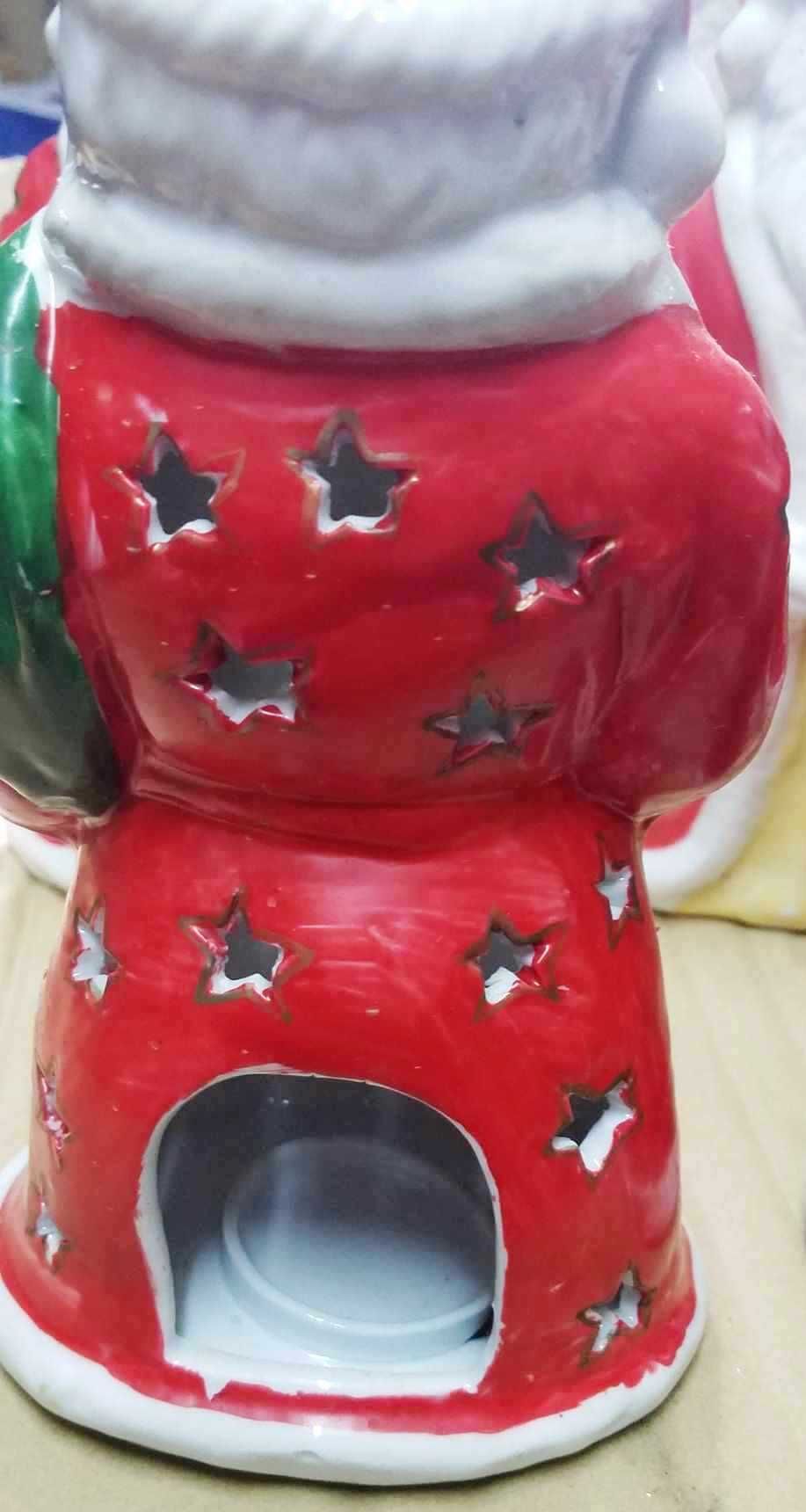 Pai natal em cerâmica