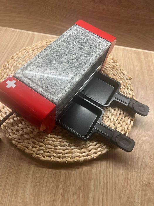 Grill do Raclette dla Dwóch Osób z Kamienną Granitową Płytą