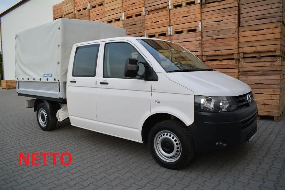 Volkswagen TRANSPORTER T5 LIFT  2.0 TDI 102KM DOKA skrzyniowy brygadówka paka plandeka