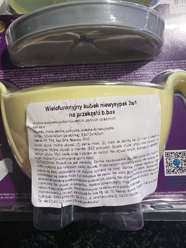 B.box wielofunkcyjny kubek nie wysypek 3w1