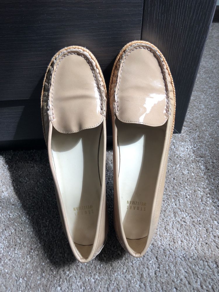 Nałożone raz espadryle mokasyny Stuart Weitzman