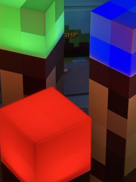 Minecraft Майнкрафт Ночник Факел нічник светильник 4 Кольори