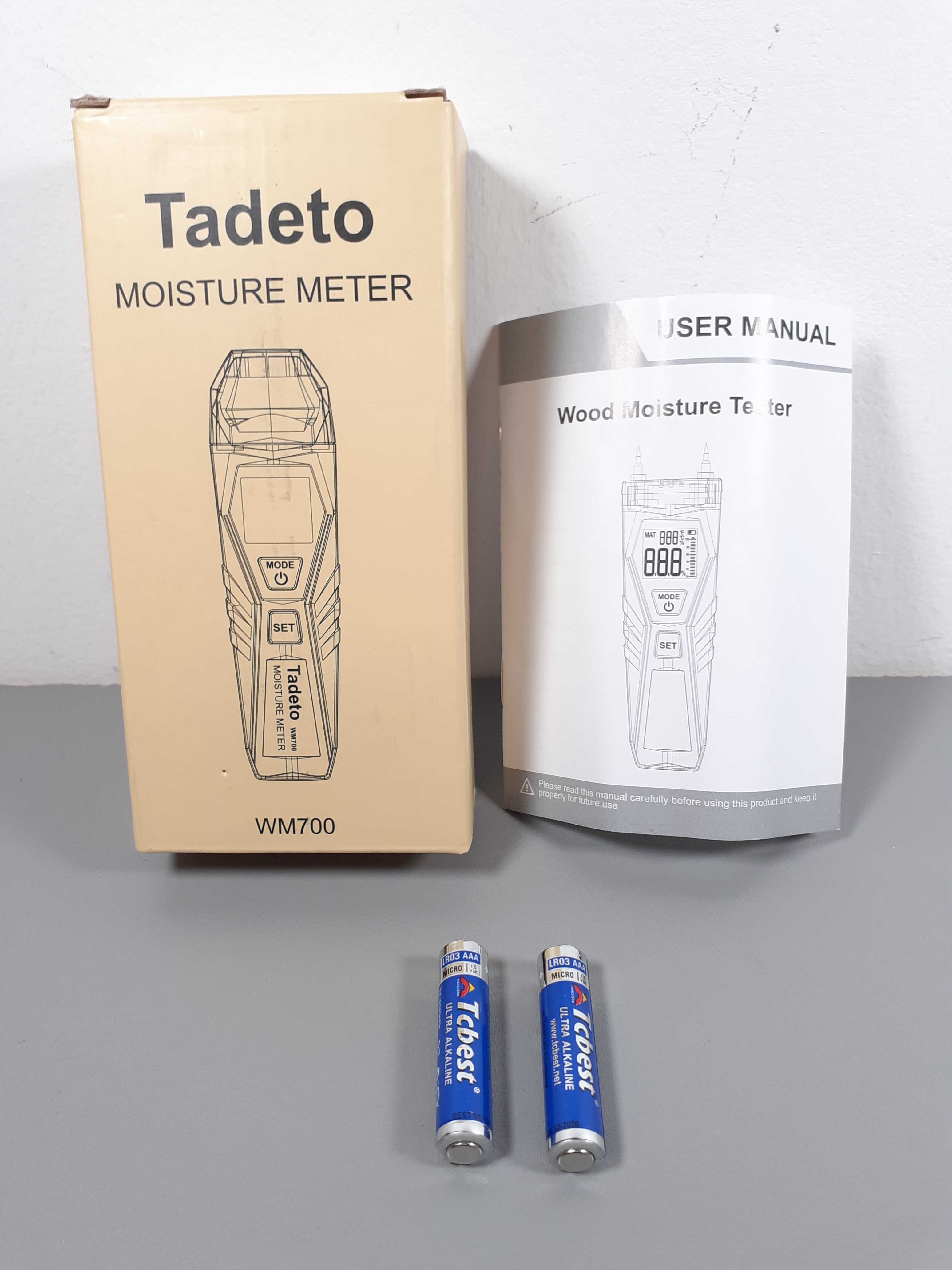 Elektroniczny miernik wilgotności drewna Tadeto WM700