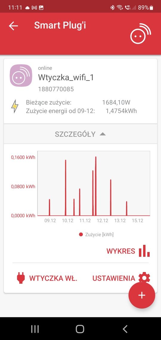 Gniazdo wifi Smart Plug FS2PG Ferguson