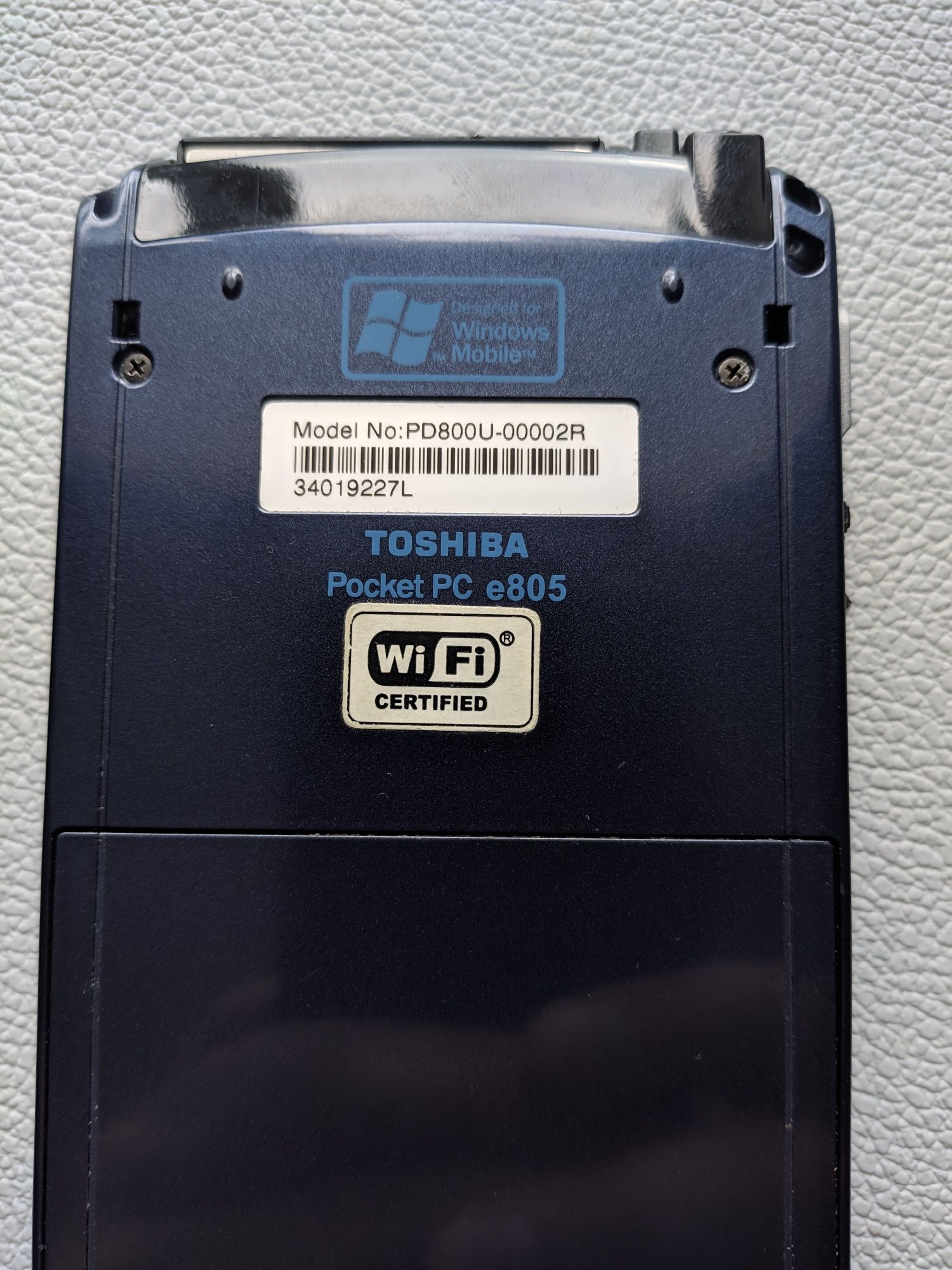 Toshiba Pocket PC e805 , КПК , карманный компьютер, раритет .PDA compa