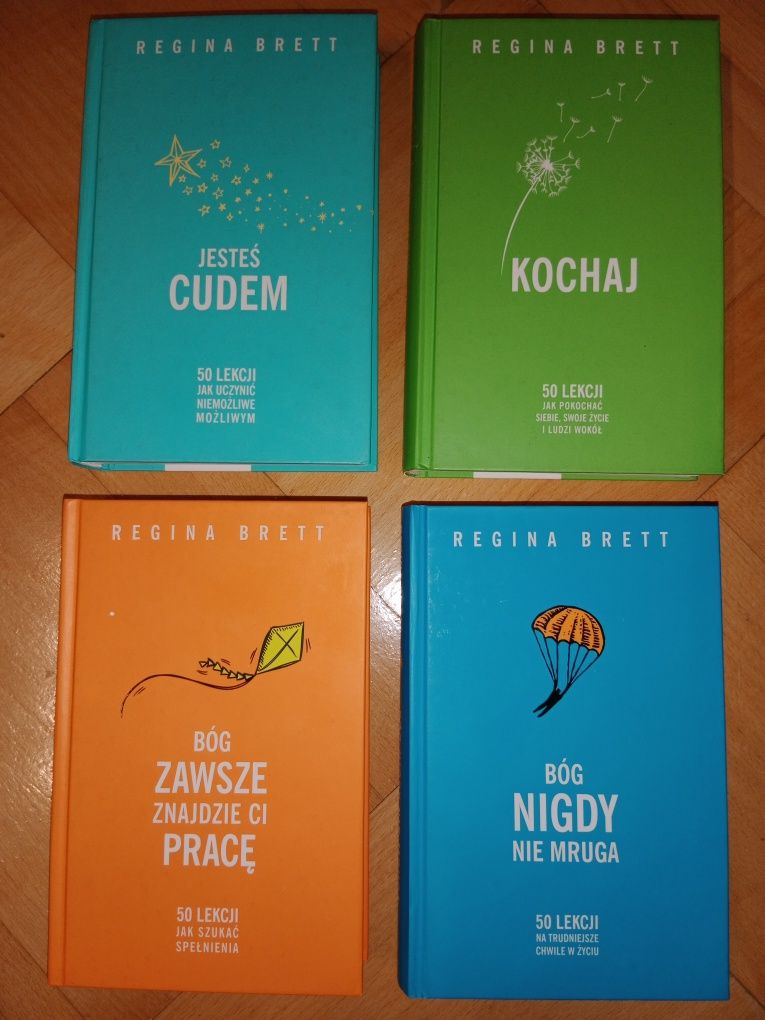 4 bestsellery Reginy Brett: Jesteś cudem-Bóg nigdy nie mruga-Kochaj