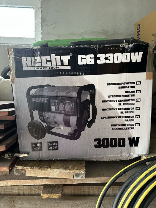 Генератор бензиновий однофазний HECHT GG 3300W