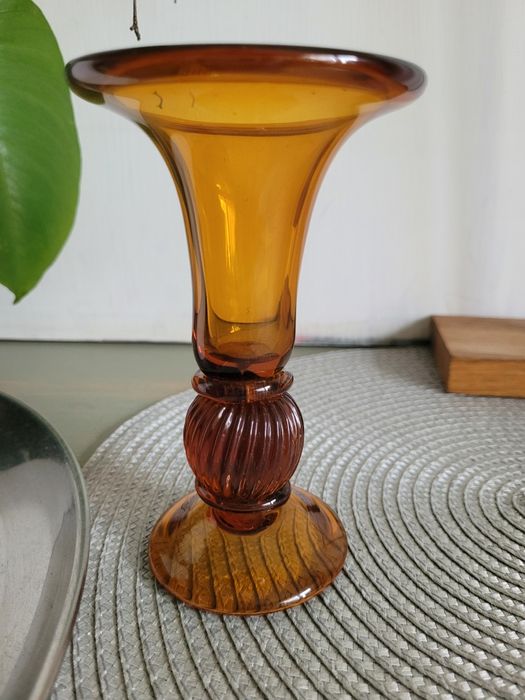 Krakowski Instytut Szkła kielich świecznik wazon