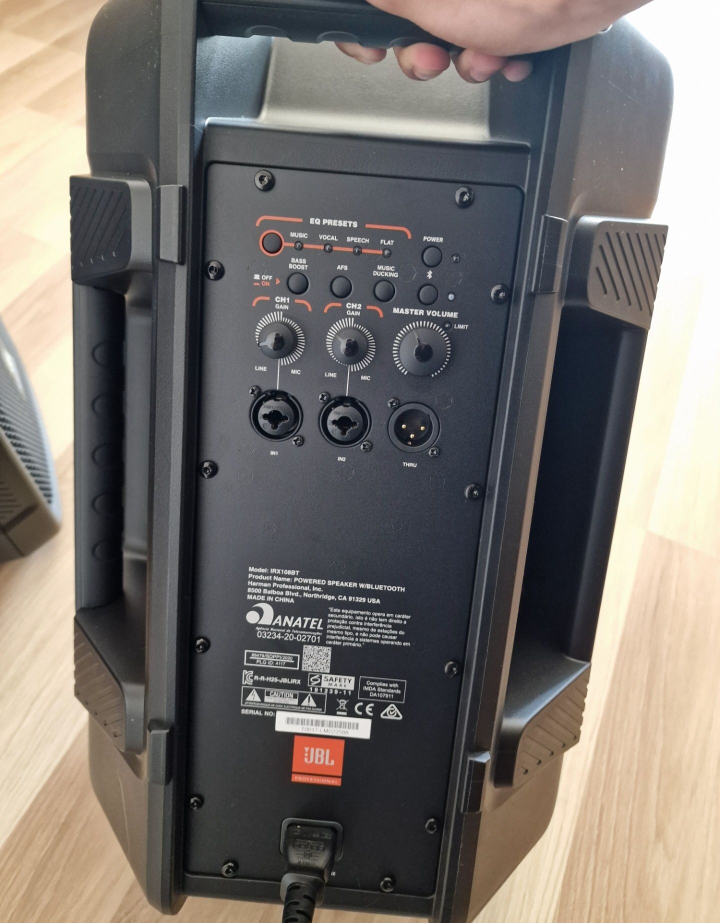 2 Głośniki JBL IRX 108 BT NOWE