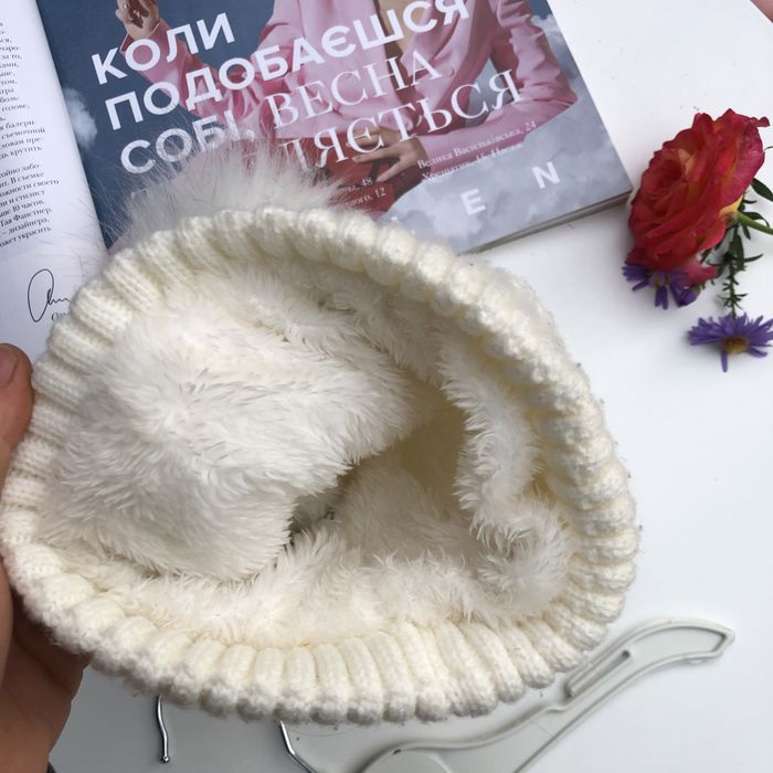 Шапка на дівчинку 44-46
