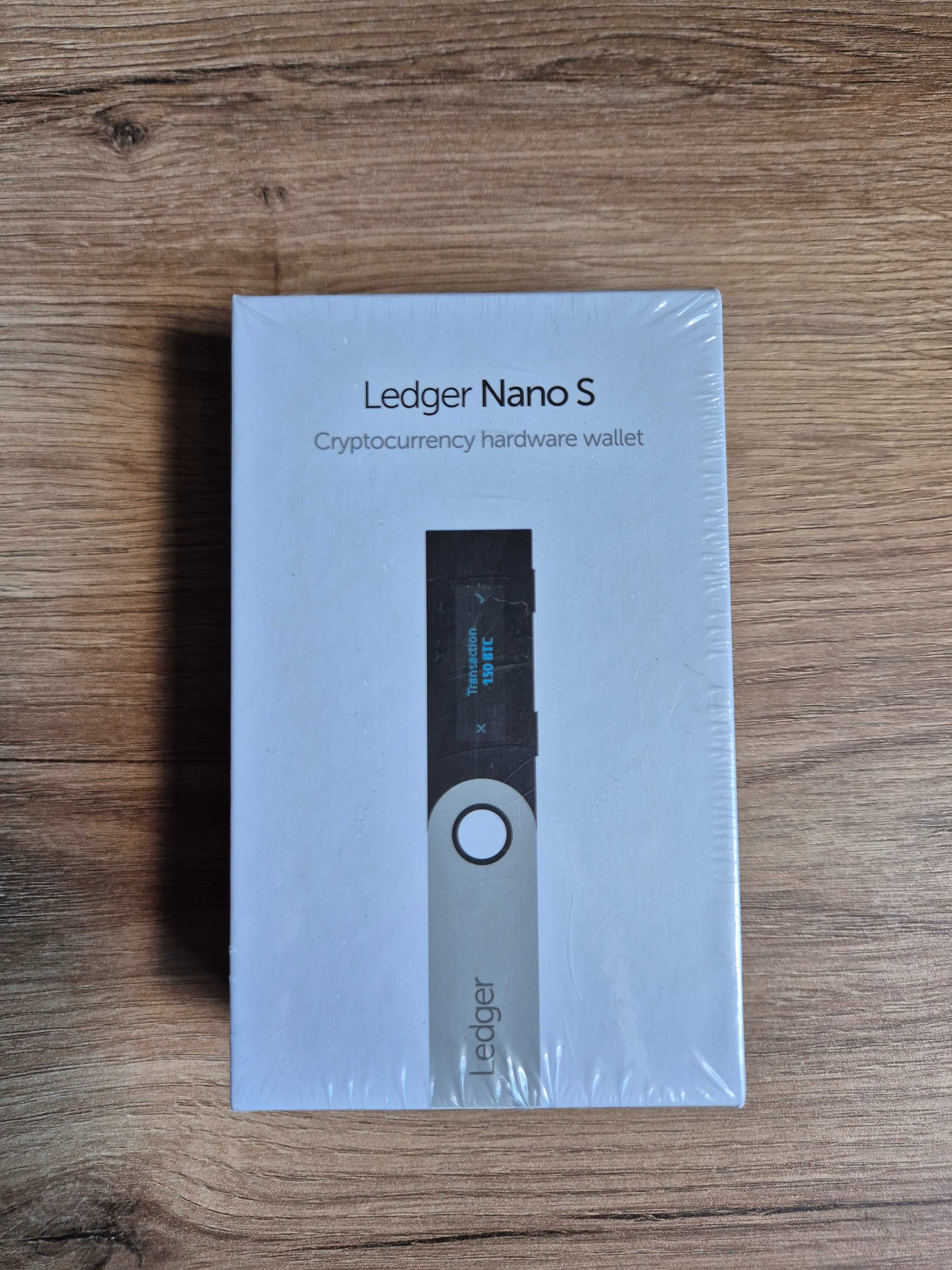 Ledger Nano S Portfel sprzętowy do kryptowalut NOWY FOLIA