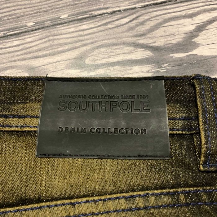 Джинсы SouthPole Black Sand Biker Jeans South Pole Rap Drip Drill