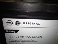 Akumulator 12V 75Ah/720A Opel GM OEM nowy Kielce-dowóz gratis!!!
