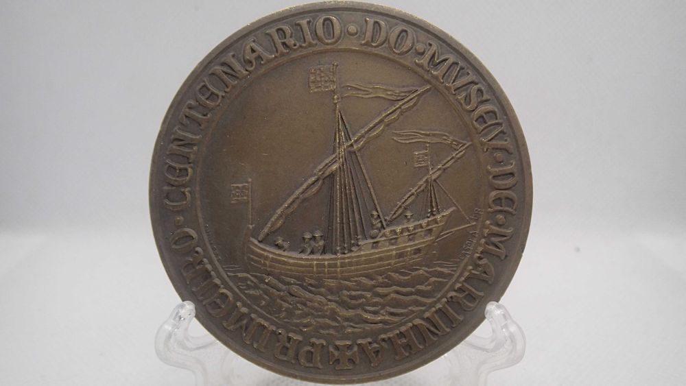 Medalha em Bronze do 1º centenário do Museu da Marinha