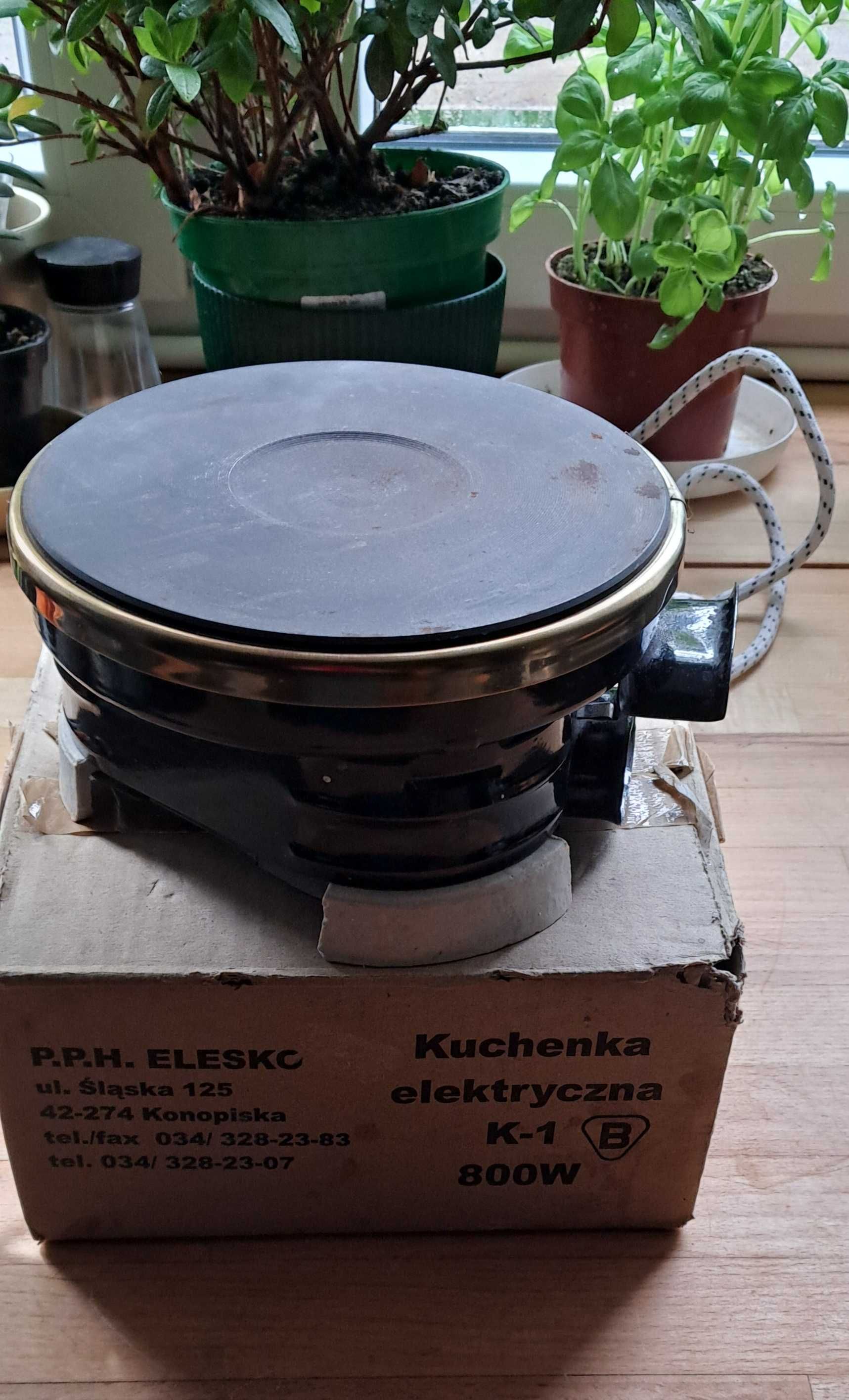 Jednopalnikowa kuchenka elektryczna K-1 800W!
