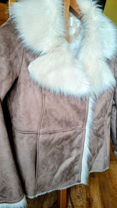 Дублянка з хутром кролика