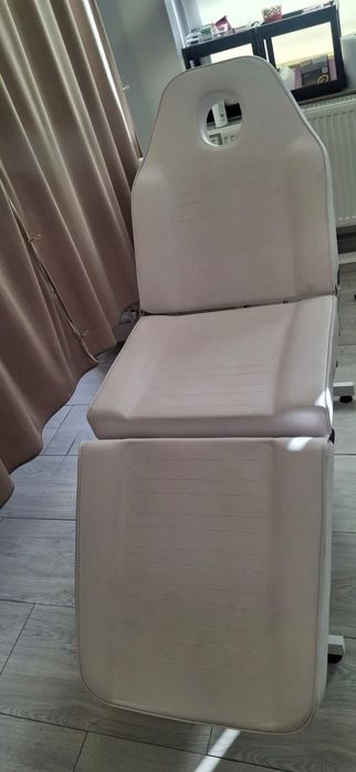 Fotel kosmetyczny hydrauliczny Basic biały