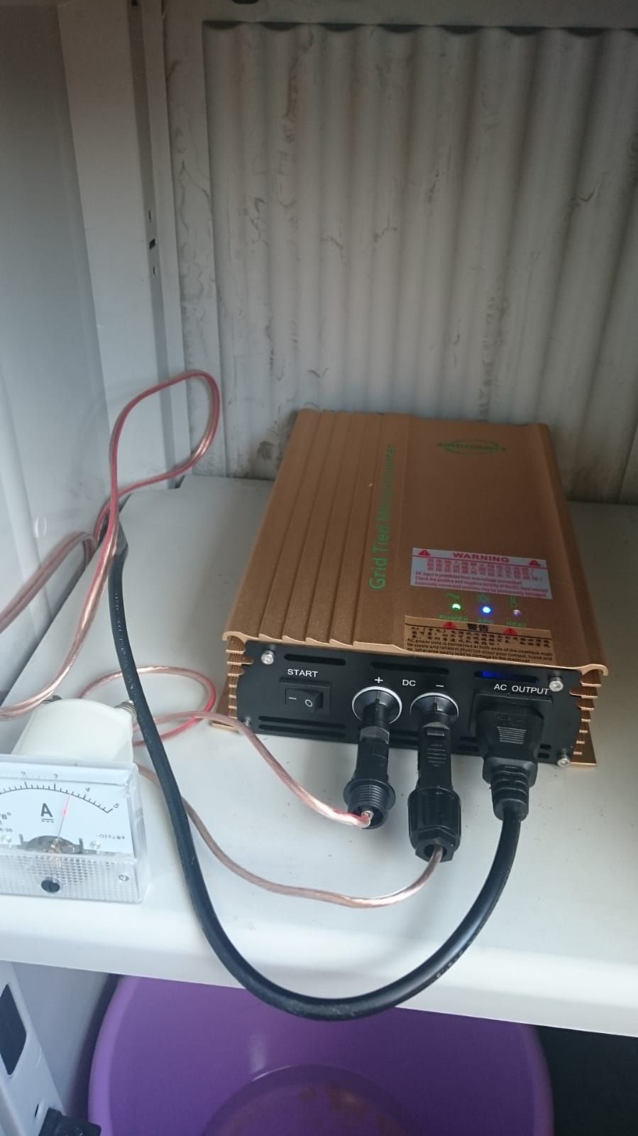 500W inwerter sieciowy do PV input 16v-28v DC do wyjścia AC