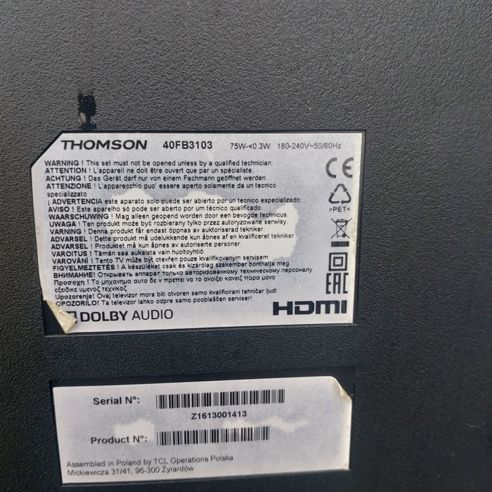 Pés para televisão