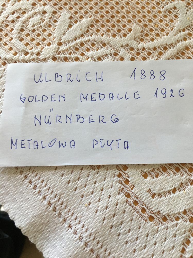 pianino ulbrich golden medal 1926