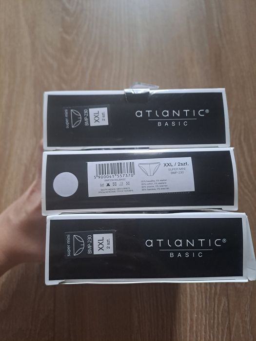 6x Slipy męskie Atlantic, rozmiar XXL, super mini