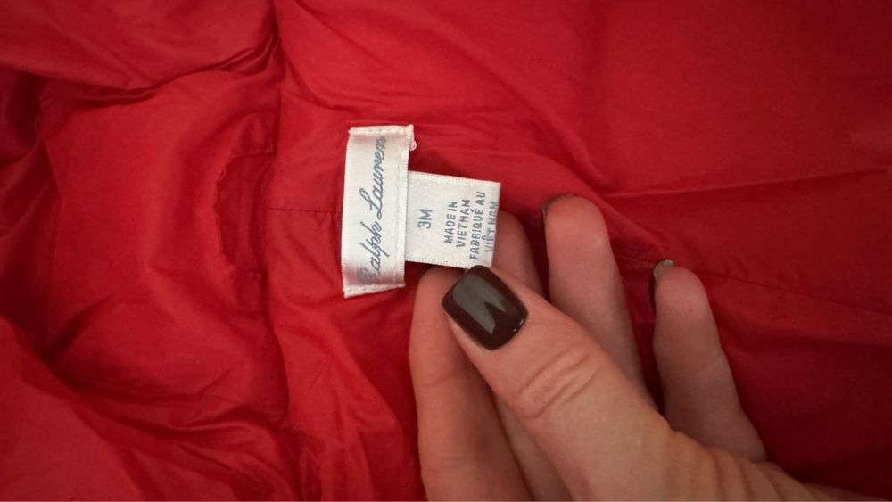 Продам пуховий конверт зимовий Polo Ralph laurent