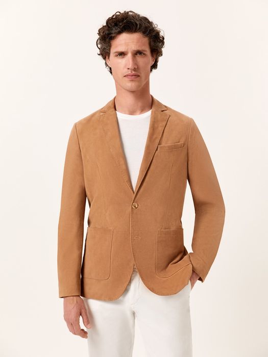 Blazer de camurça premium