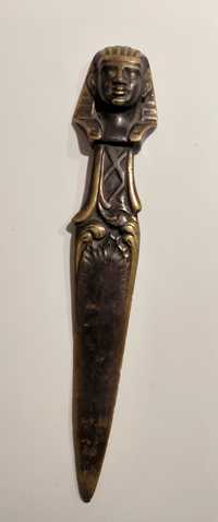 Антикварный нож для вскрытия конвертов, пушка (Италия) бронза