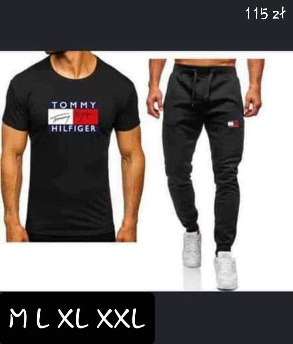 Nowy Komplet Męski koszulka I dresy M L XL XXL różne modele.