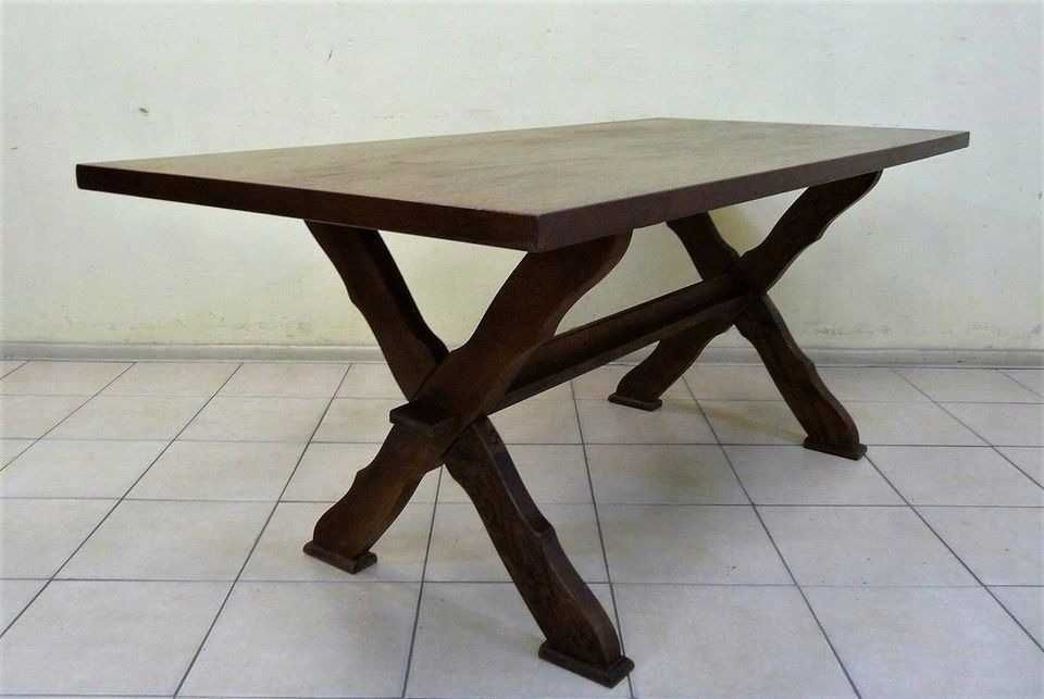 KLASYCZNY stół dębowy + 6 krzeseł