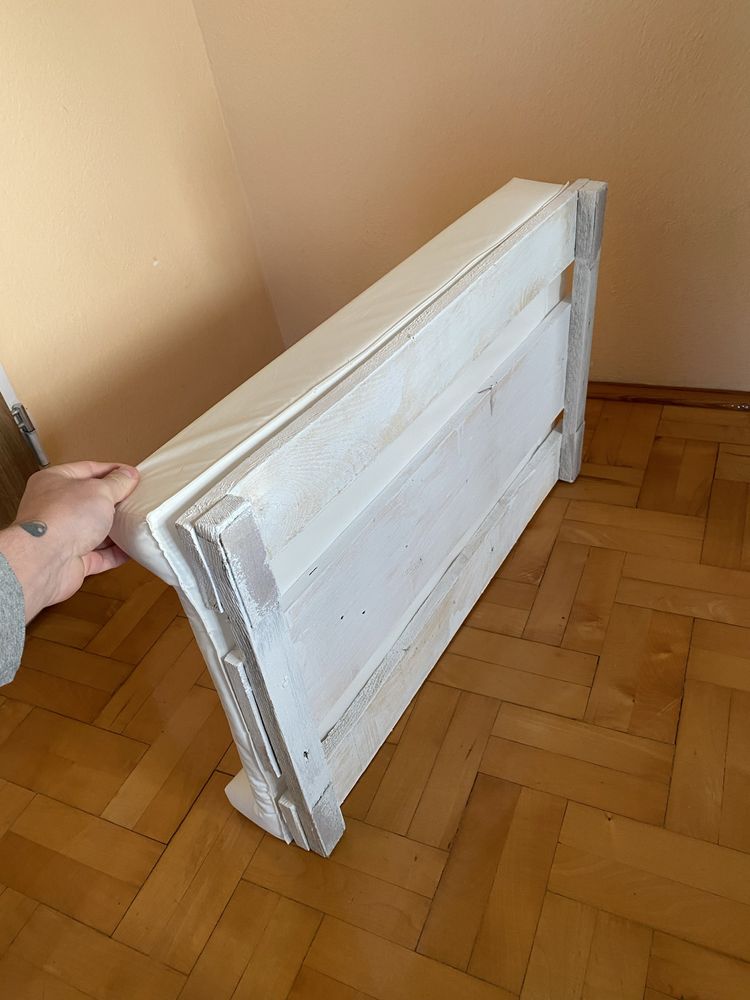 Nakładka na łóżeczko + przewijak, bialy, domowa robota