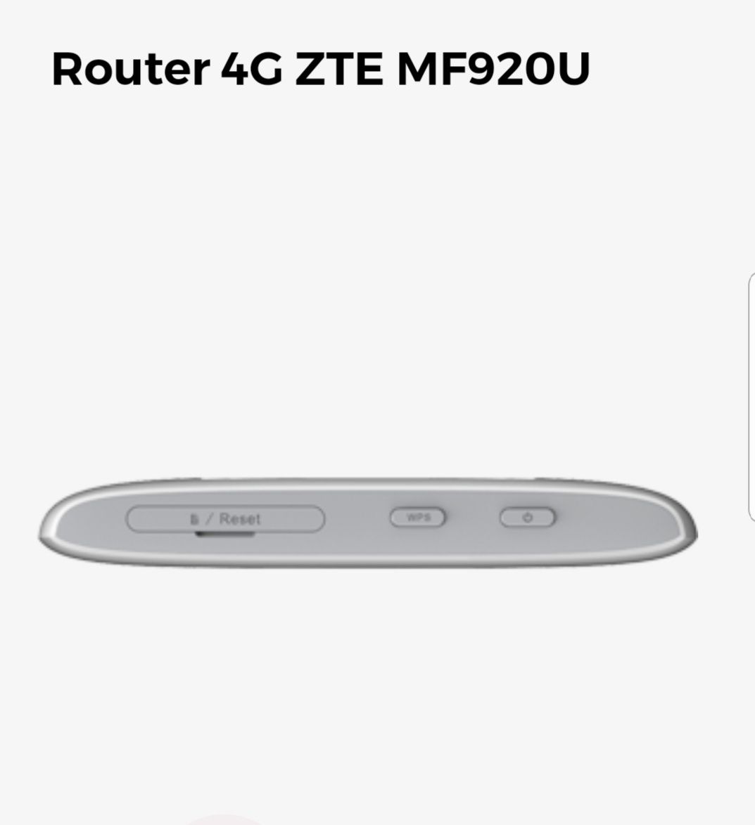 Hotspot /Router Móvel p/Wireless ZTE Desbloqueado Novo em Caixa Selada