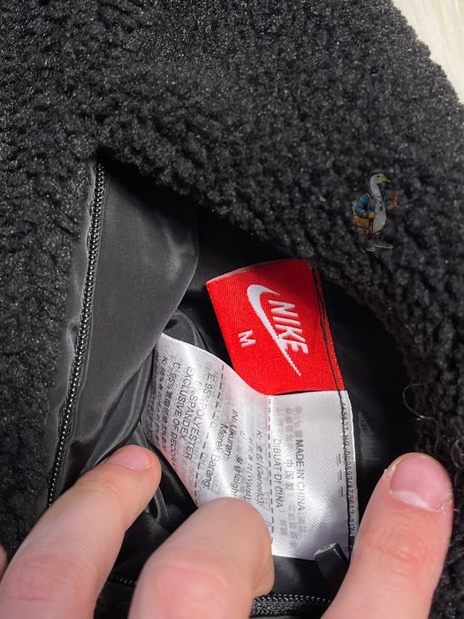 Двостороння кофта NIKE SHERPA BIG LOGO | шерпа найк біг свуш