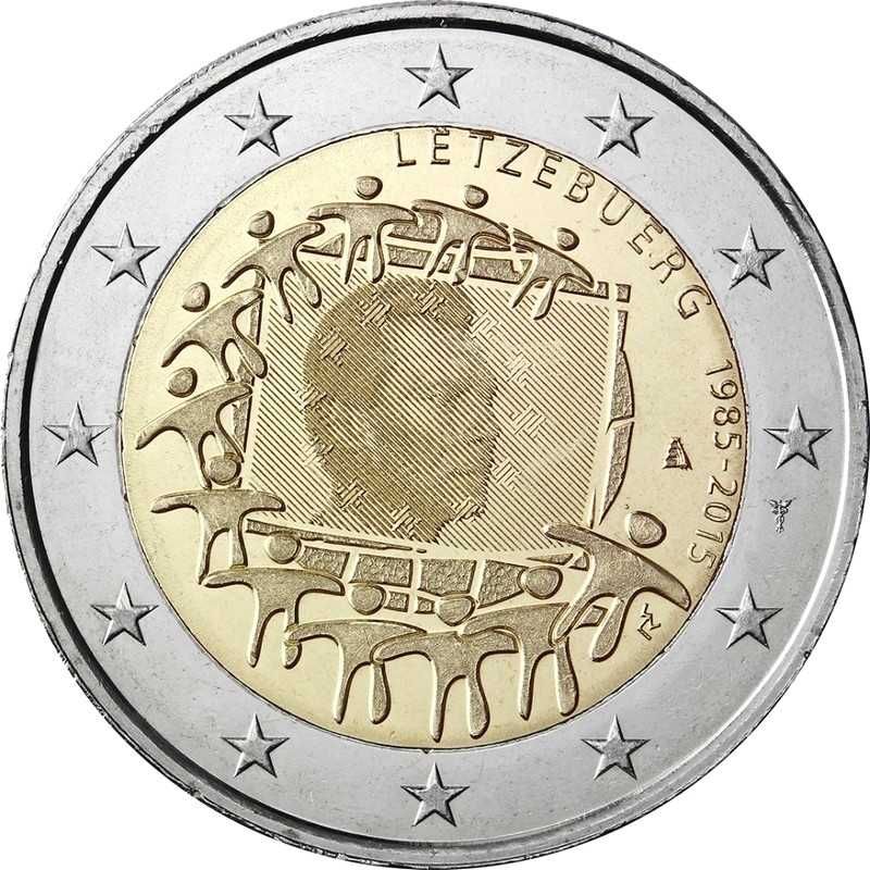 Монети Люксембургу номіналом 2 євро 2004-2024 року: