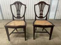 Cadeiras vintage/madeira/palhinha