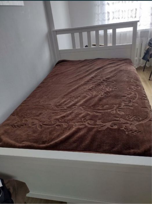 Łóżko ze stelażem 120x200 ikea hemnes